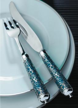 Dinner fork in sterling silver - Ercuis